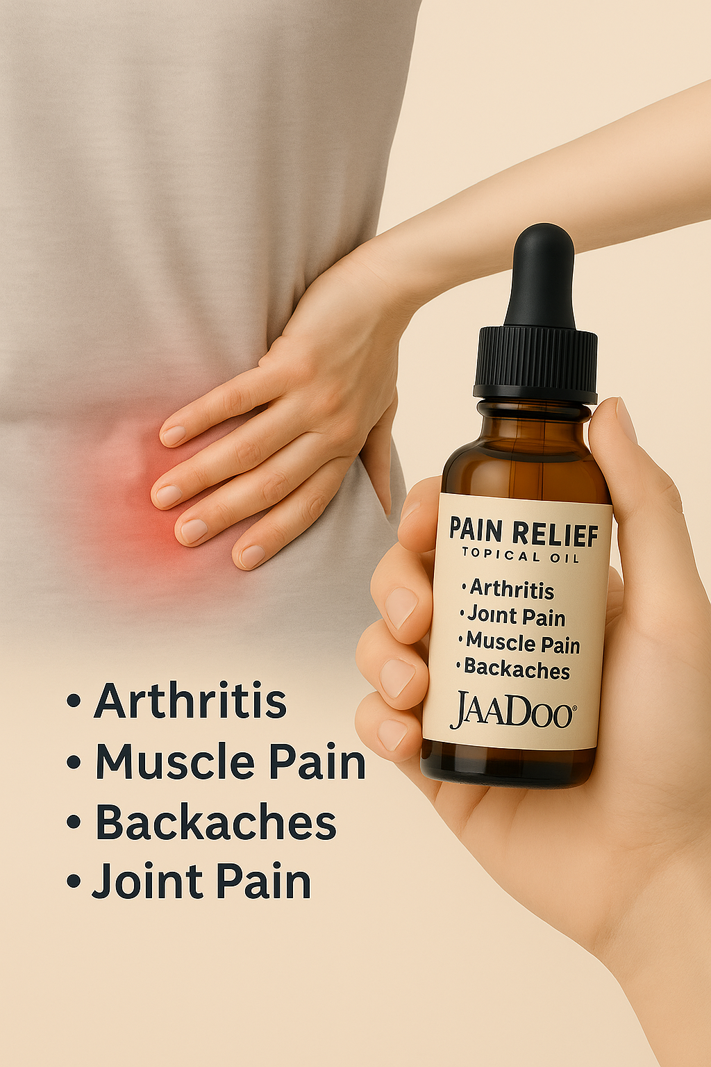 JaaDoo Pain Relief Oil, 1oz